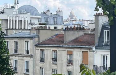 Room with terrace and view of Sacré Coeur - Foto 4