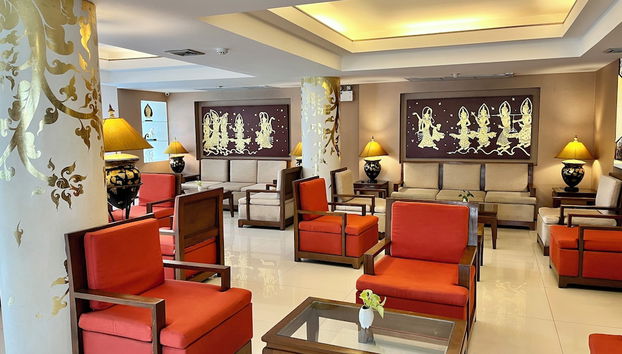 Sala de estar do lobby