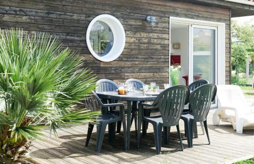 Jolie maison en bois à 2 kms de la plage de Brem Sur Mer - 6 personnes - Foto 2