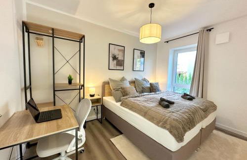 LIVA Stays - Henstedt Ulzburg - Nähe Hamburg & Flughafen - Nähe Bahnhof - Terrasse - Smart-TV - Foto 29