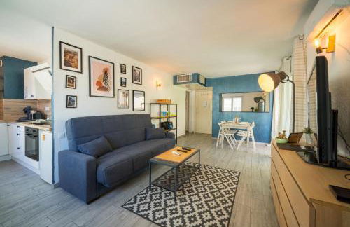 Cocon Azur, piscine, clim, à 5 min de la plage - Foto 19