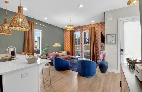 Boho-Chic Home with a Hot Tub, Fire Pit - Foto 15