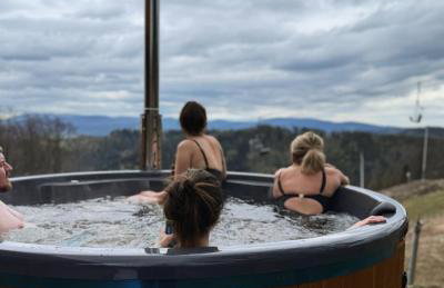 Apartamenty na Soszowie, Wisła - widokowe miejsce z Balią & Prywatną Sauną, obok stoku narciarskiego i Bike Parku, dla max 16 osób - Foto 47