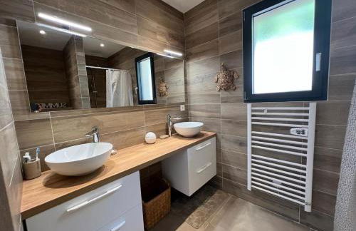 Villa Monte e Mare, piscine chauffée, climatisée à 5 mn de la plage de santa giulia - Foto 20