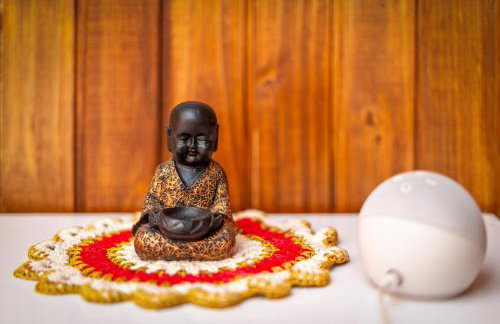 Chalé Romântico com Jacuzzi Próximo ao Templo Budista - Foto 6
