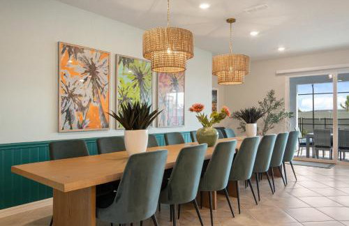 New 10-bedroom Luxury Retreat, Private Pool and Spa, Near Disney and Orlando - Foto 17