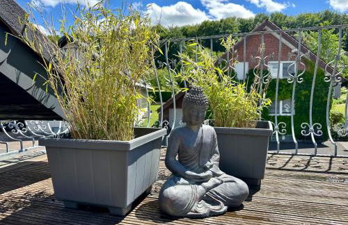 Familie oder beruflich - Dachterasse - gemütlich - Küche - Nähe Flughafen - Foto 29