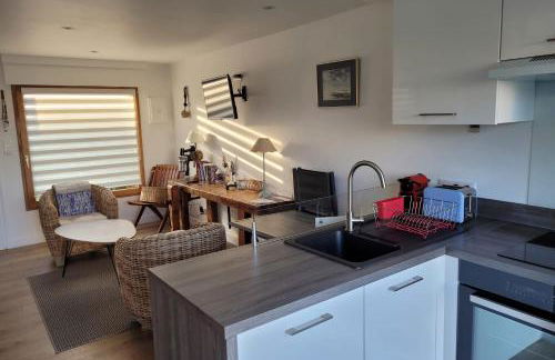 Tipoz'Immo - Le Cocon accès direct plage - chambre vue mer - animaux bienvenus - wifi inclus - linge inclus et lits faits - proche des commerces et des attractions touristiques - Foto 14