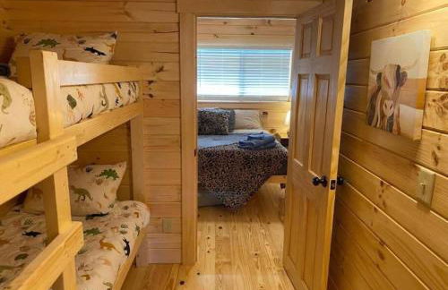 Serene 1BR Cabin near NC Z00 with Loft & Waterview - Foto 9