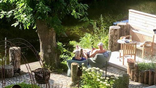 Knuffelkamer über der Gracht - Foto 4, Garden view