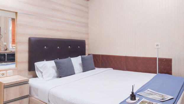 Cozy And Simply Look Studio (No Kitchen) Apartment Aeropolis Residence - Foto 2, Habitación