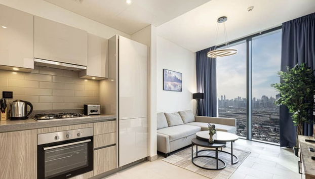 Manzil - Lux 1BR Near Downtown With Skyline Views - Foto 3, Habitación