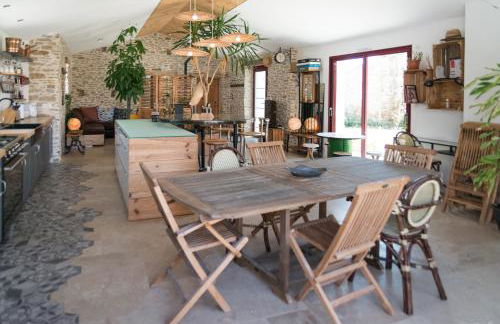 Longère pierres/modernité proche mer/la guittière - Foto 4