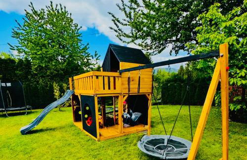 DELUXE Dom z sauną i jacuzzi w otoczeniu gór, lasu i jeziora - Foto 9