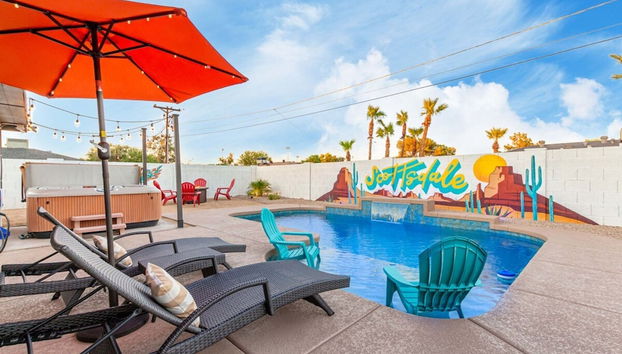 SW Modern Retreat 2 Masters Pool Hottub Firepit - Foto 5, Habitación