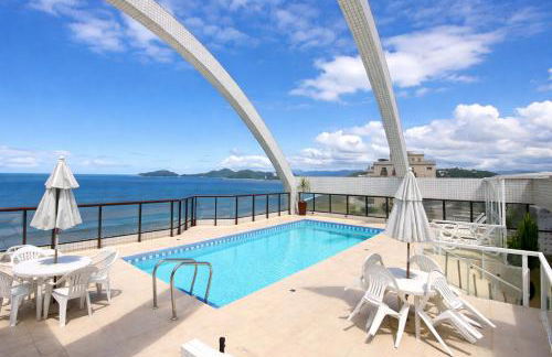 Flat em frente ao mar com piscina varanda e AC - Foto 17