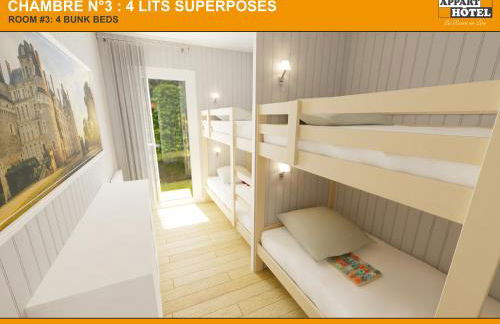 APPART'HÔTEL Les Prés Blondeau, 1 à 10 personnes, 3 chambres, Terrasse, Parking privé, Wifi, Arrivée autonome 24-7 - Photo 4