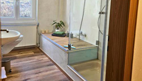 Ferienwohnung Schwarzhof- Hahnekräh am Bostalsee, helle 75 qm & hundefreundlich - Foto 5, Shower