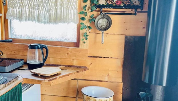 Romantic Cabin Right on the Lake With Fire Place - Foto 4, Eigene Küche