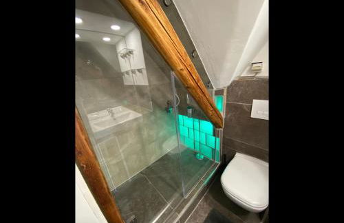 gemütliche rustikale Wohnung mit Kamin und optionalem Whirlpool - Foto 28