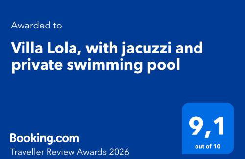 Villa Lola, with jacuzzi and private swimming pool - Photo 9