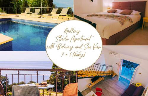 Apartments Villa Lukas - ''No 11'' Gallery Studio Apartment with Balcony and Sea View - Foto 64