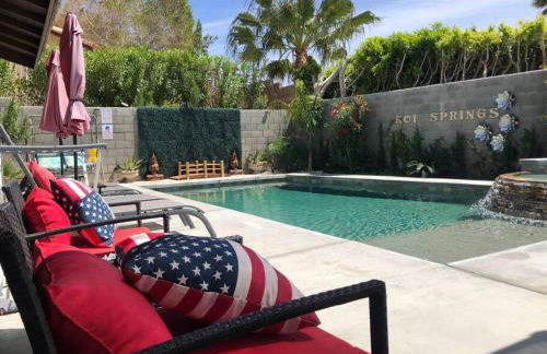 Mineral Saltwater Solar heated Pool & Spa Oasis with mountain views and Koi pond - Foto 50