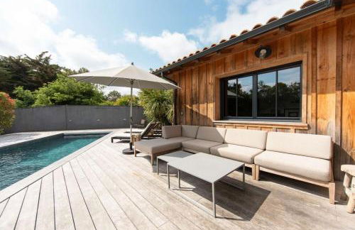 Villa Palombes au Cap Ferret charming villa with swimming pool - Foto 66