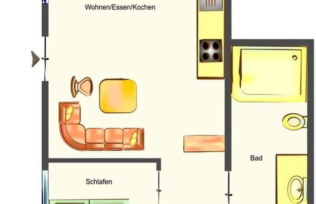 Apartment on the Backwaters, Lutow - Foto 12