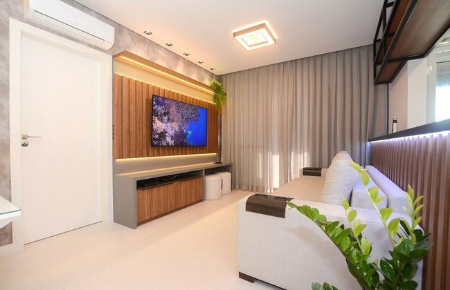 Apto 100m da Praia Com Piscina Aquecida e Lazer - Cachoeira do Bom Jesus - Floripa - Photo 15