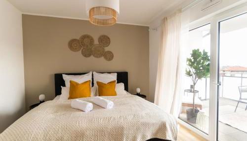 DWELLSTAY - Modernes Apartment I 55qm I 2 Zimmer I Küche I Bad I Terrasse I TV I WLAN - Foto 5