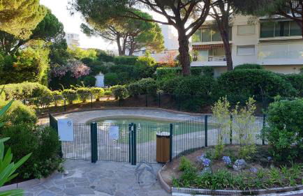 Garden and beach sea view apartment Cannes - Foto 27