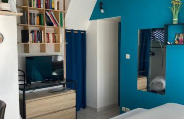 Chez Stella 1 pièce canapé lit deux personnes, Cuisine, SDB séparée - Foto 5