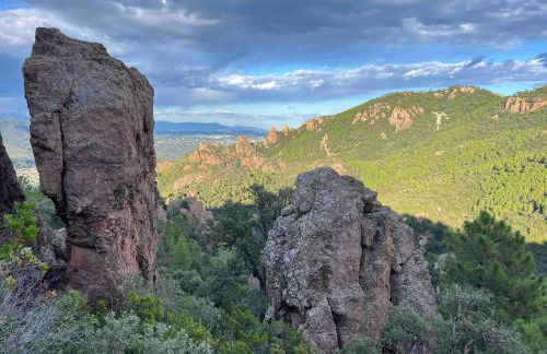 Villa Ormarine, vue exceptionnelle sur la baie de Cannes et le Mercantour - Foto 63