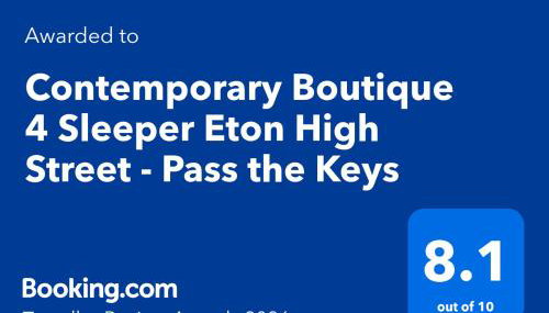 Contemporary Boutique 4 Sleeper Eton High Street - Pass the Keys - Foto 5