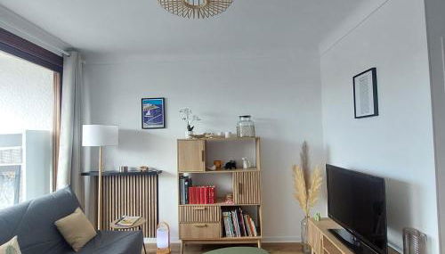 Très belle vue mer T3 tt confort clim 4 pers, proche plages - Foto 5