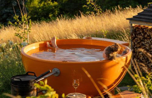 Houten Villa "ReisnaarPolen" Royaal ontbijt tevens Gluten Lactose vrij, Vega en diner mogelijk, sauna en Hottub - Foto 4