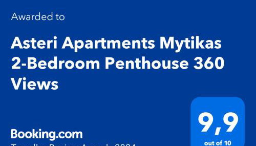 Asteri Apartments Mytikas 2-Bedroom Penthouse 360 Views - Foto 2
