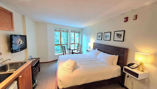 Mountain View Studio in Whistler Village - Unit 430 - Foto 3, Habitación