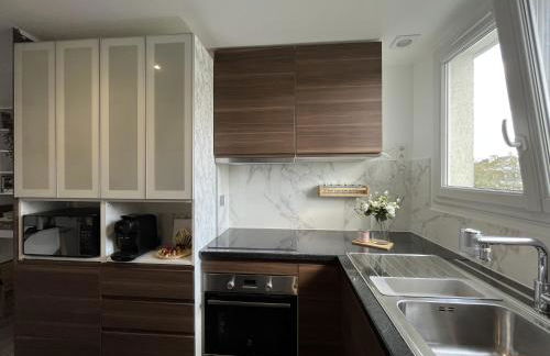 Entire 60m2 apartment - Close to Paris - Parking - Kitchen - 2min RERB - Olympic'24 - Foto 42