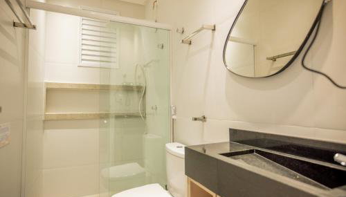 Elegance - Piscina Aquecida - Apartamento para 4 pessoas em Bombinhas - Foto 5, Shower