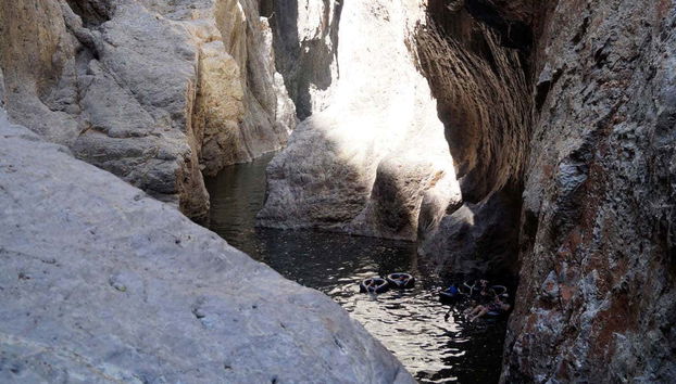 Piscine naturelle dans le canyon de Somoto