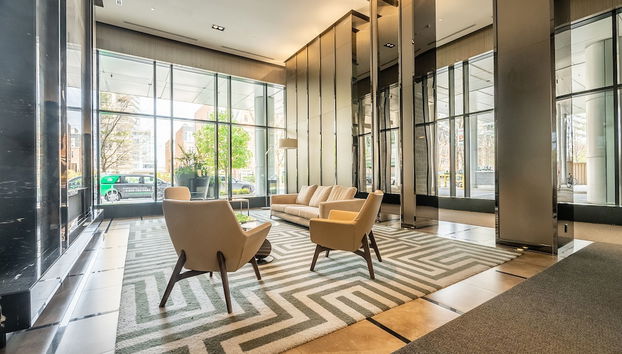 Sala de estar do lobby