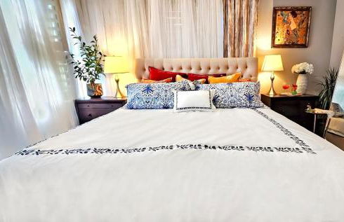 Art Downtown Fulton Market Entire 3 bedroom Home Sleep10 Private Garage Roof EV Tesla - Foto 6