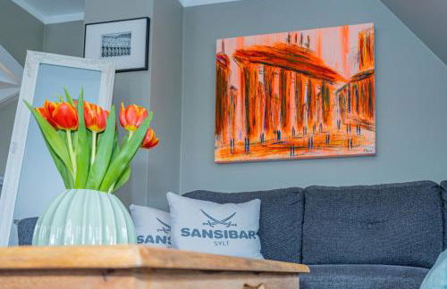 Gemütliche Wohnung unter Reet mit Pool und Sauna in Keitum - Photo 7