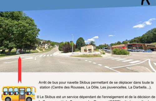 Confortable Studio de montagne avec loggia et jolie vue Les Rousses "Le Flocon des Cimes" Station de ski familiale Jura 39 - Foto 16