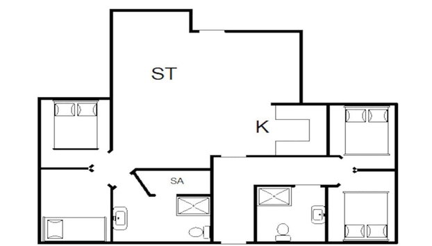 5 Star Holiday Home in Hemmet - Foto 4