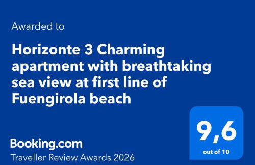 Horizonte 3 Charming apartment with breathtaking sea view at first line of Fuengirola beach - Foto 3