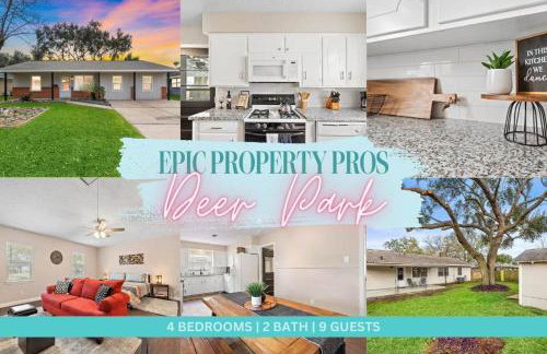 with Arcade and Covered Patio Sleep 9 in this 4 Bedroom 2 Bath Home 5 star host Deer Park TX - Foto 6