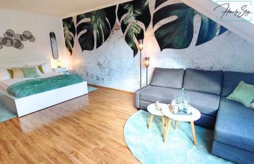 HOMELY STAY Serenity Greens - Stylisch Studio-Apartment with kitchen - 15 min from Central Station-pet friendly - Foto 8